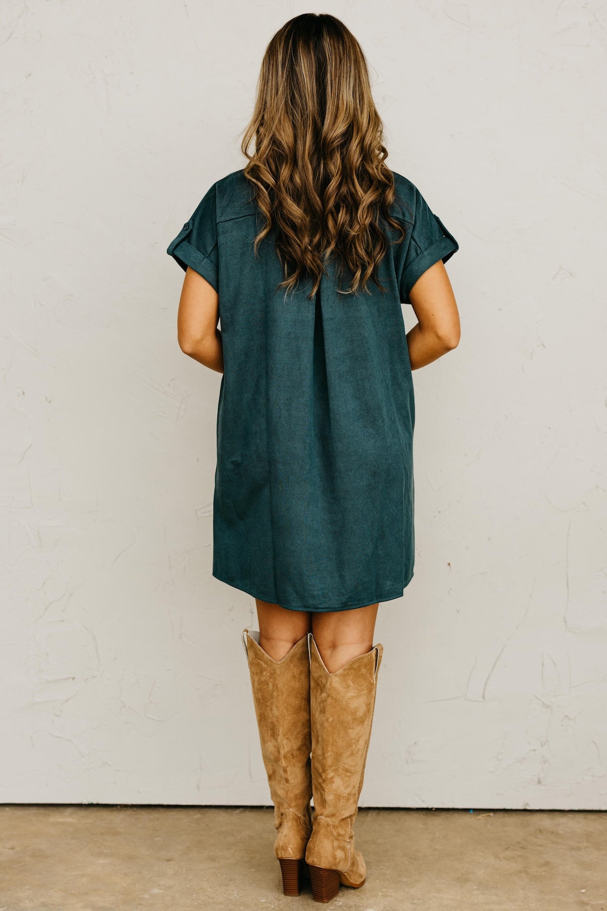 The Vanessa Button Down Felt Dress