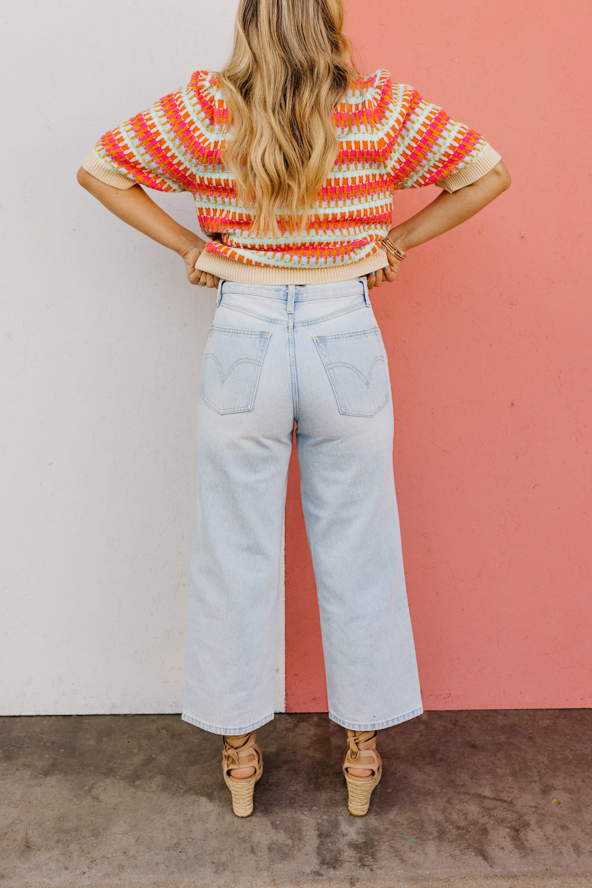 The Thea Adjustable Waist Crop Denim