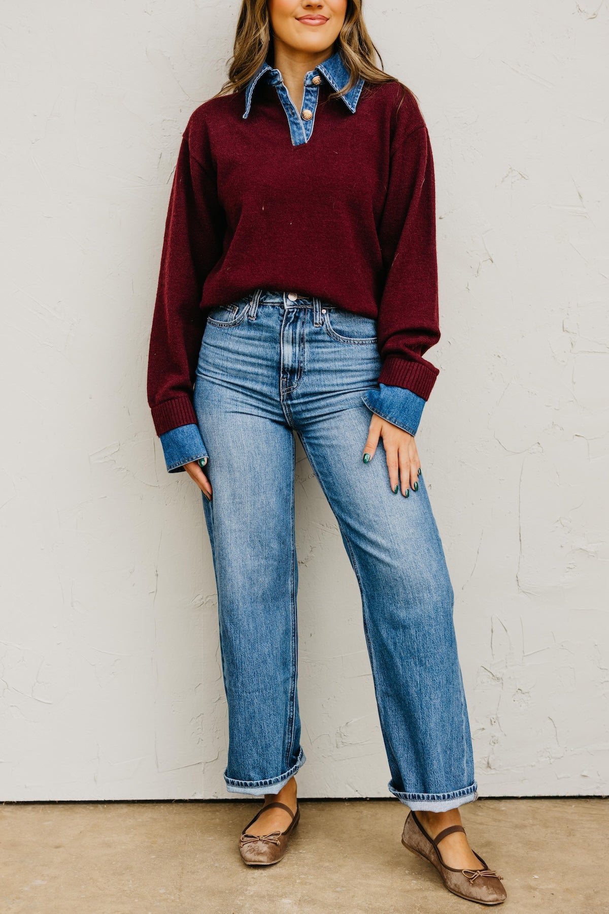 The Madilynn High Waist Wide Leg Denim