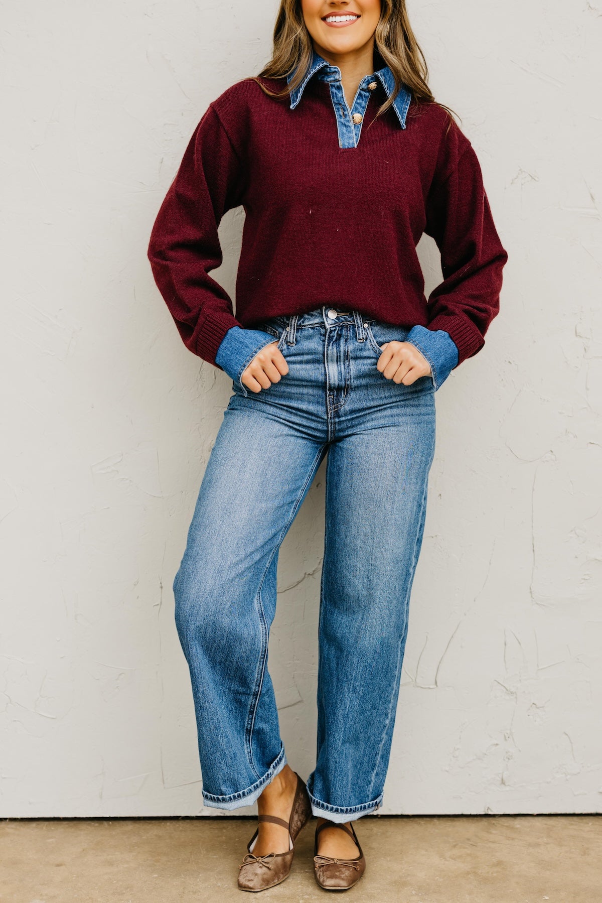 The Madilynn High Waist Wide Leg Denim