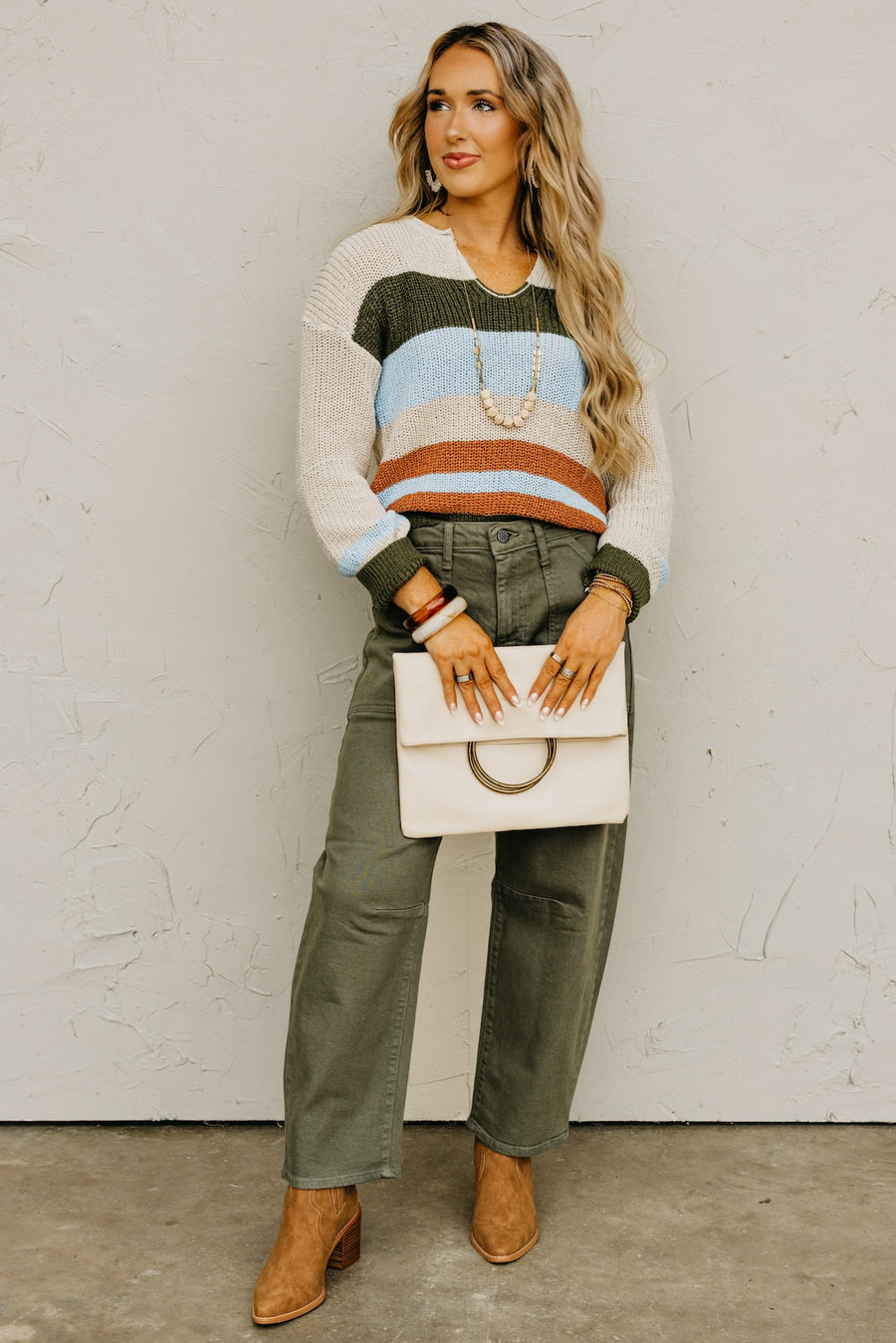 The Britamay Striped Sweater