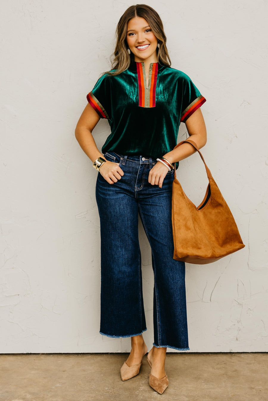 The Zaniyah Half Zip Top