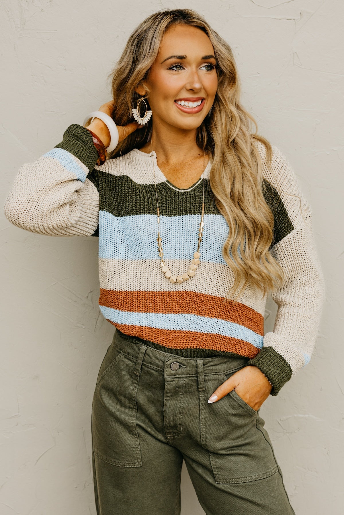 The Britamay Striped Sweater