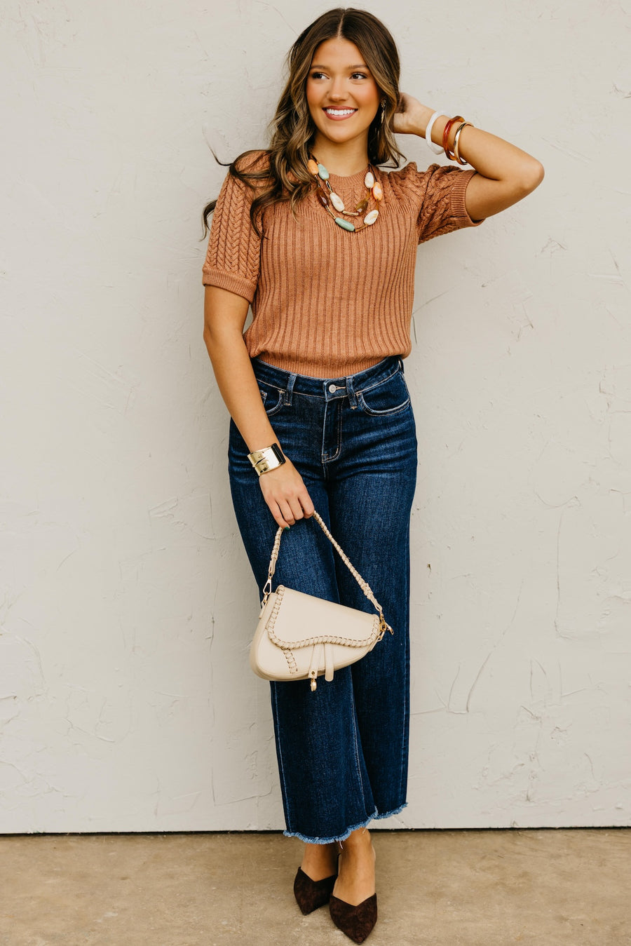 The Kairo Cable Knit Sweater Top