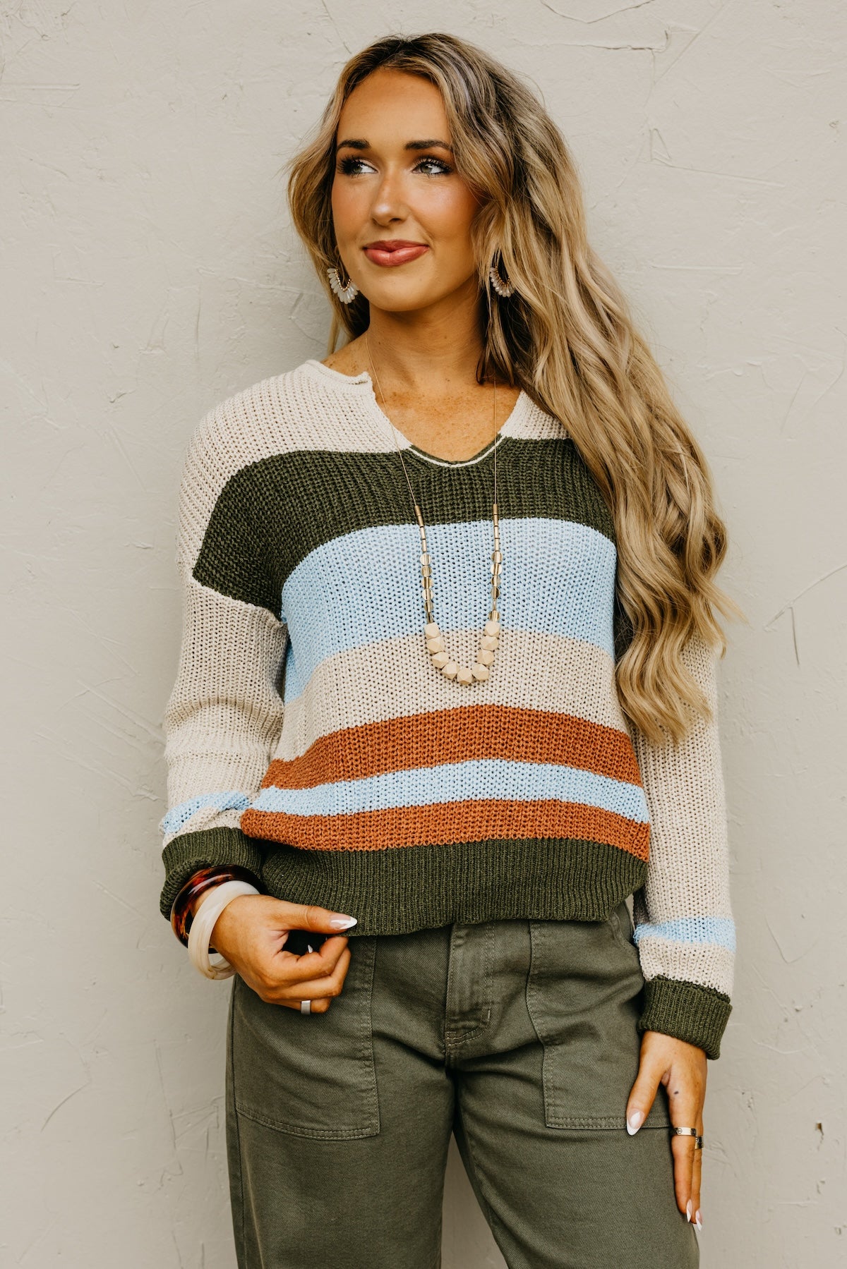 The Britamay Striped Sweater