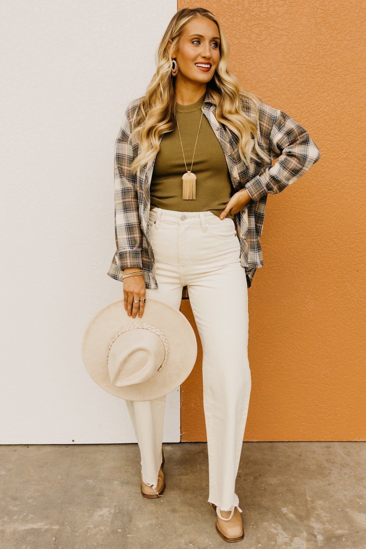 The Clarissa Oversize Flannel Shirt | MOD Boutique