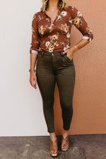 Kan Can Denim | High Rise Utility Ankle Skinny Jeans KC9305OL