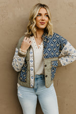 The Saul Paisley Print Quilted Jacket