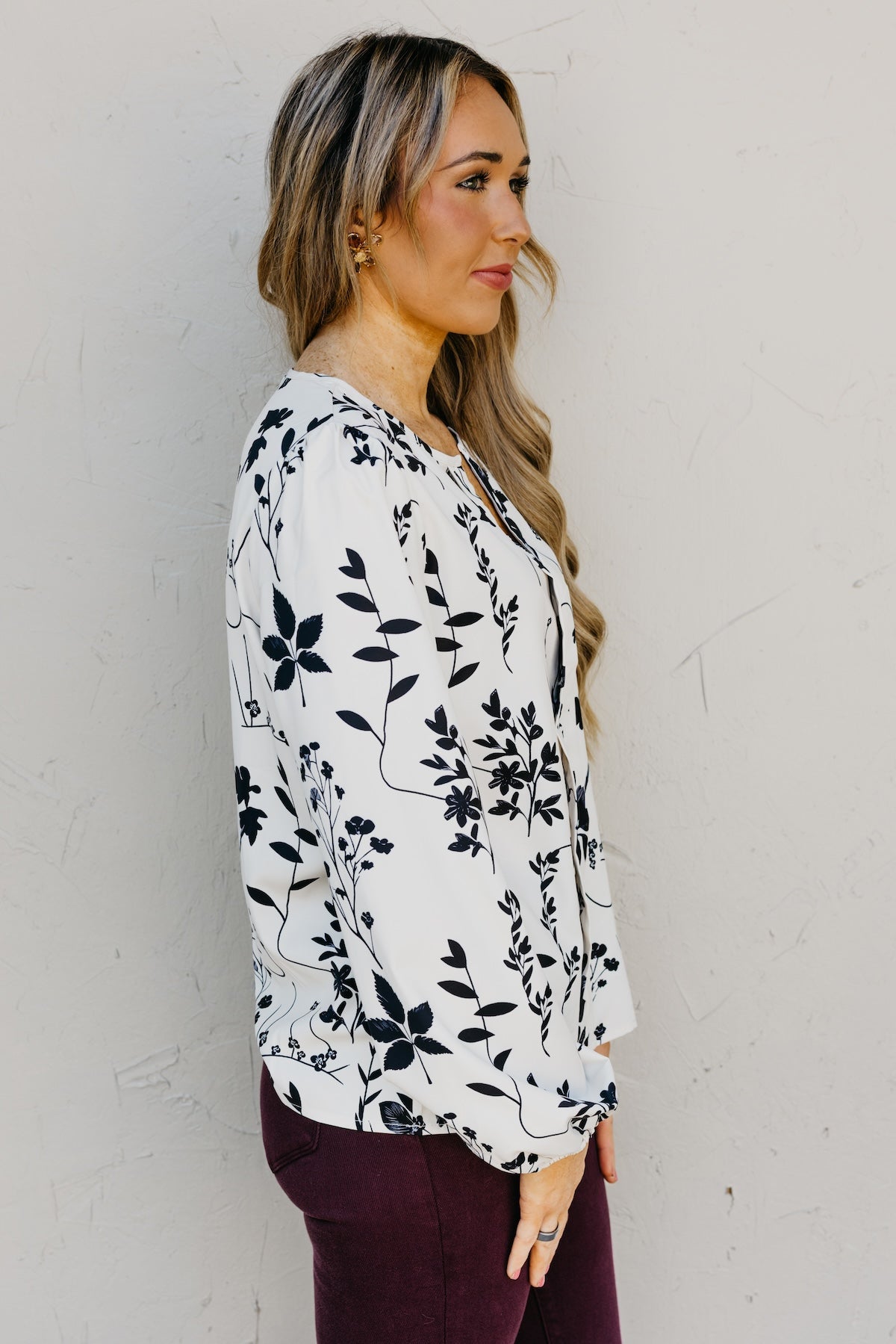 The Rae Floral Long Sleeve Blouse