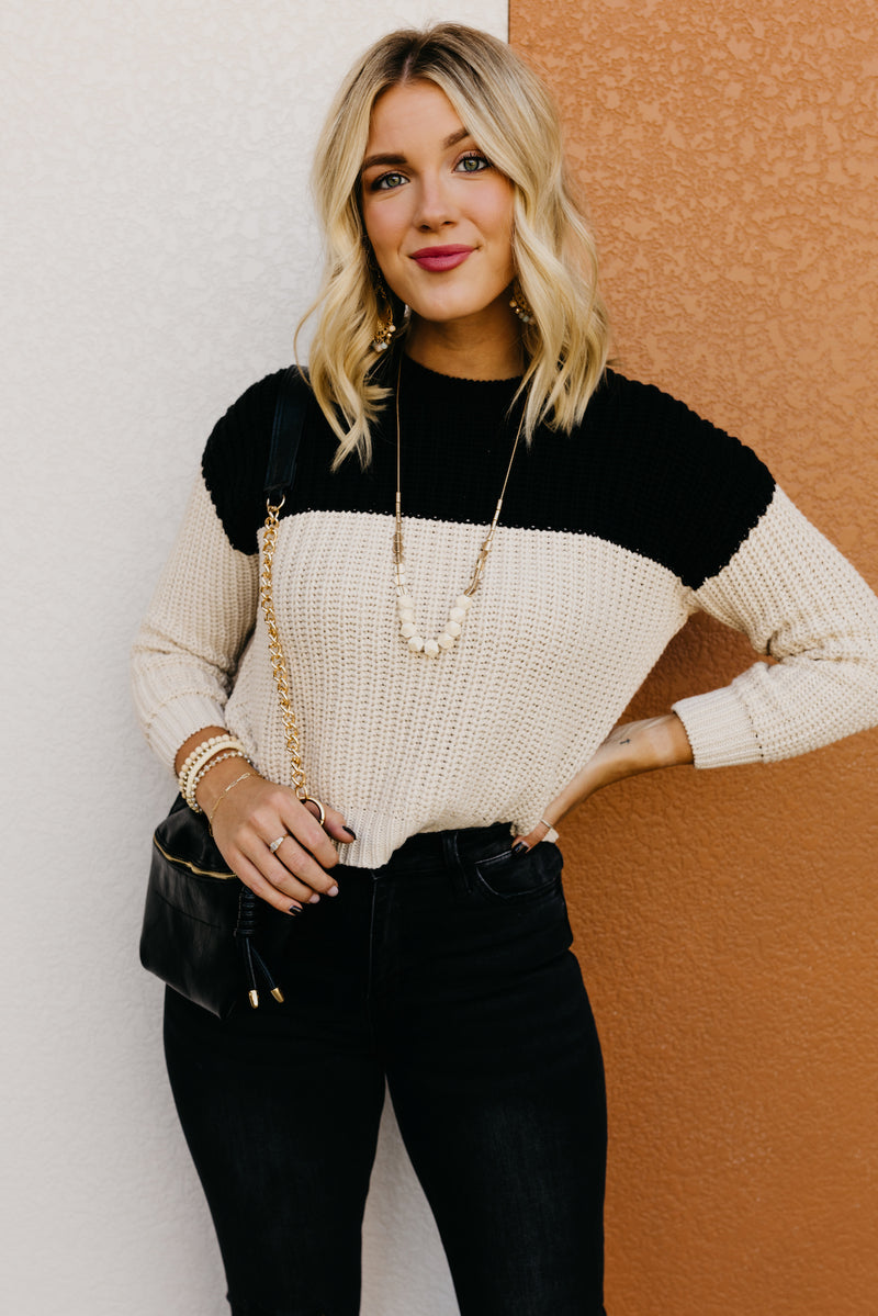The Roddy Color Block Sweater