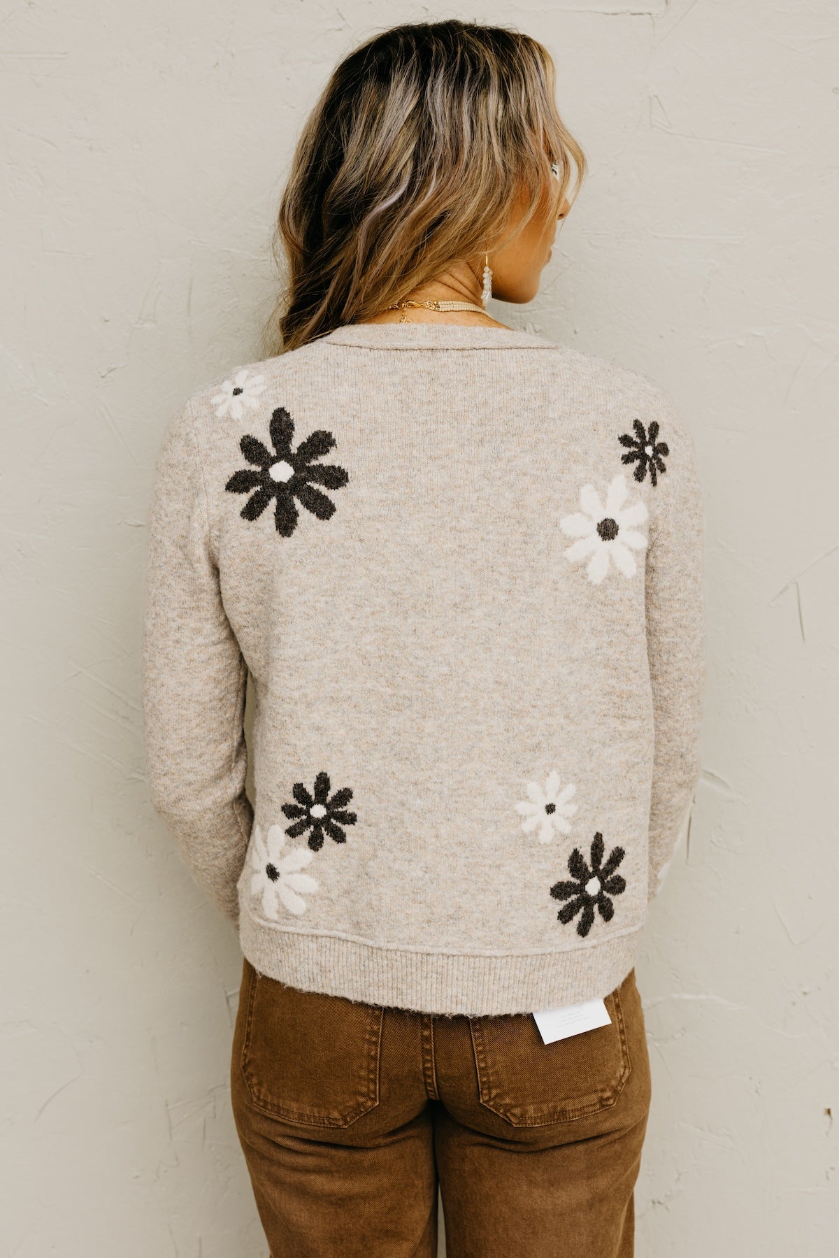 The Jalen Peppered Floral Sweater