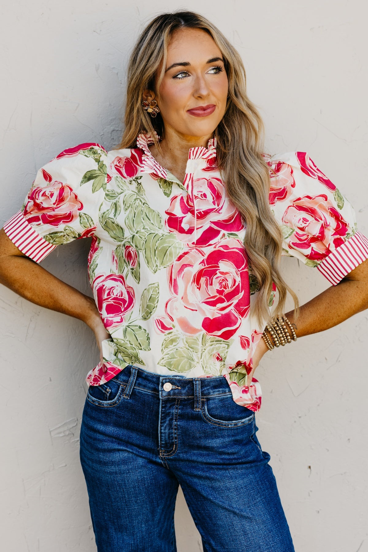 The CarrieAnne Floral Top