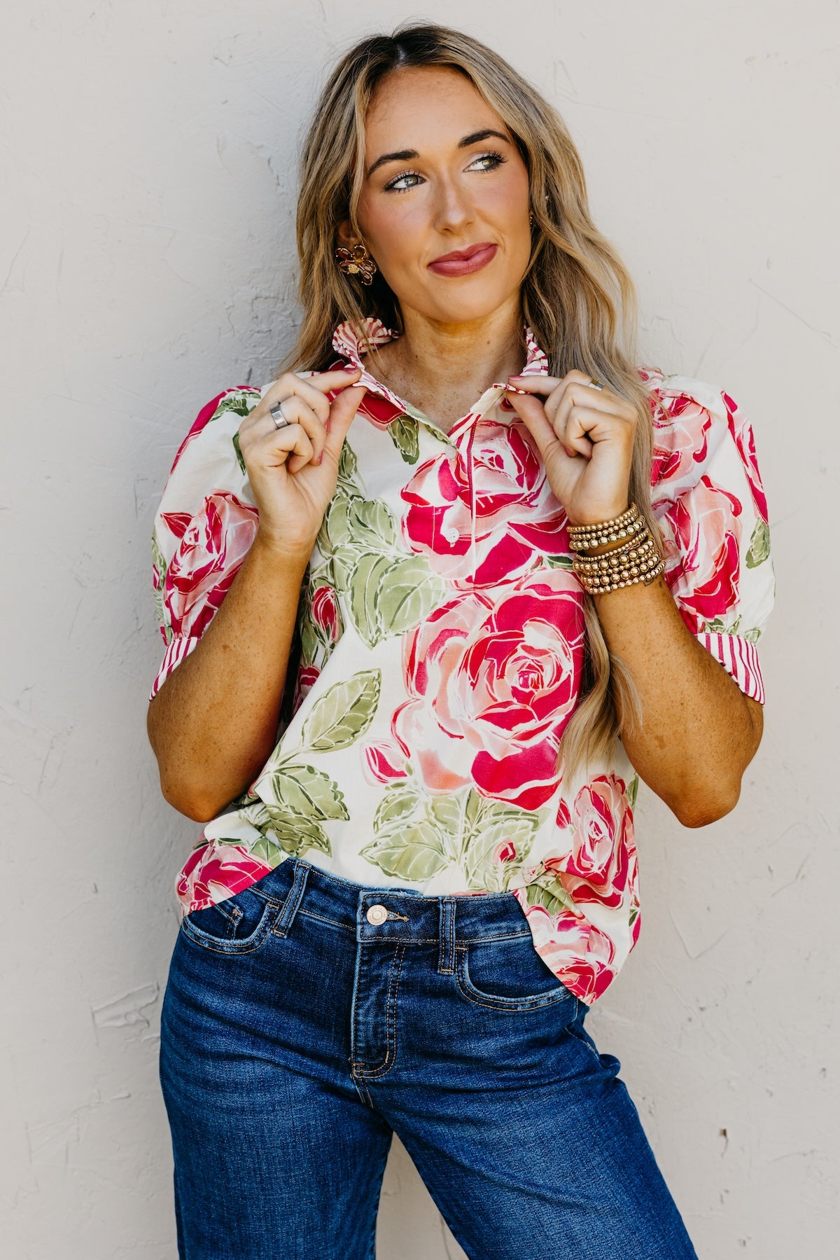 The CarrieAnne Floral Top