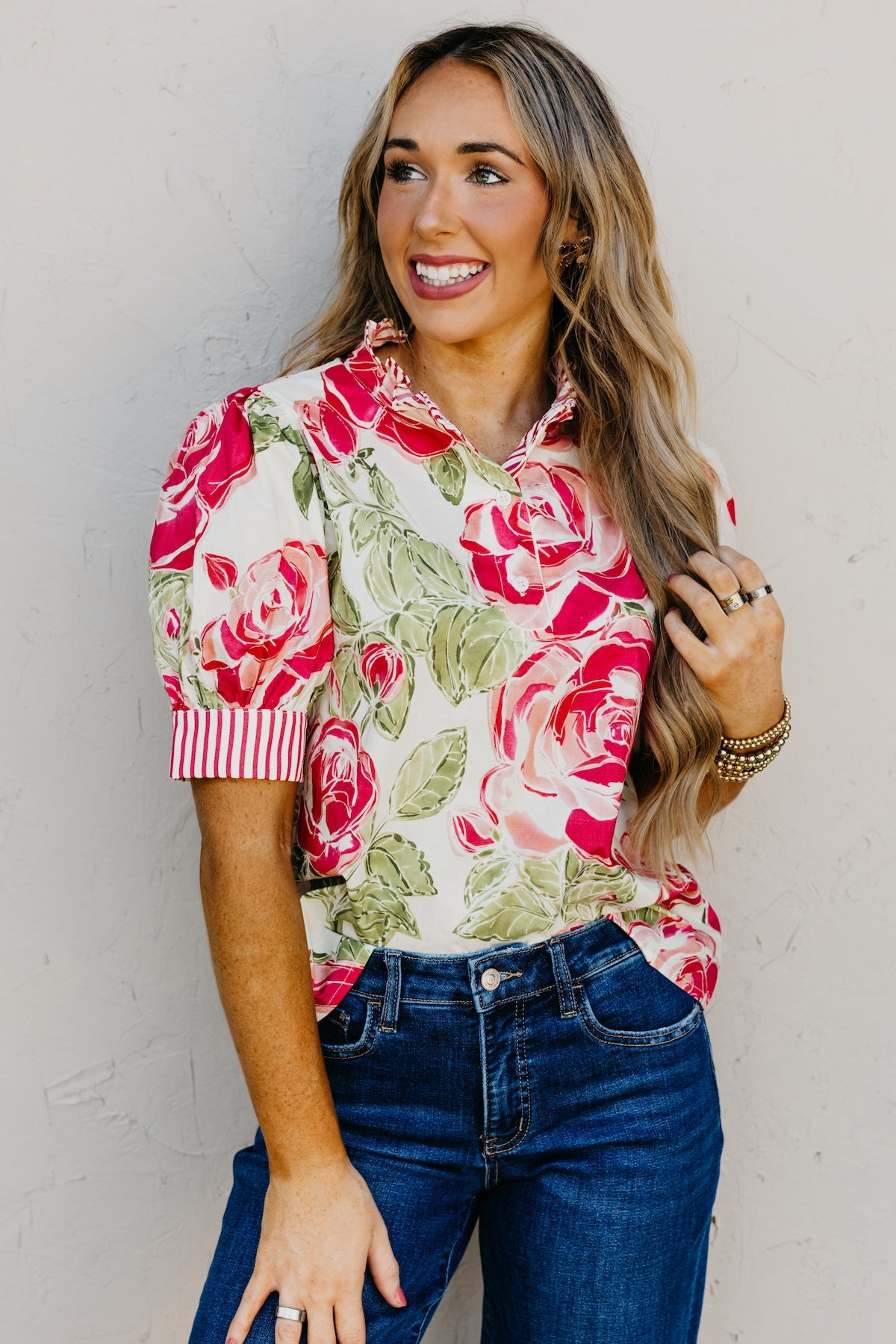 The CarrieAnne Floral Top