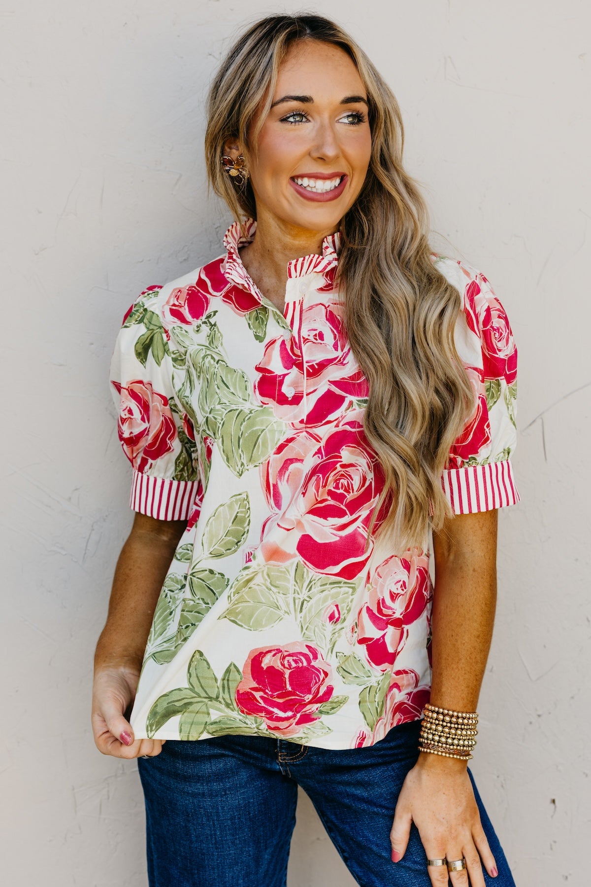 The CarrieAnne Floral Top