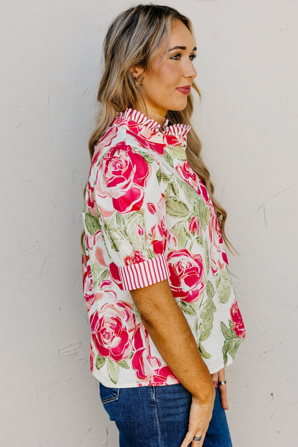 The CarrieAnne Floral Top