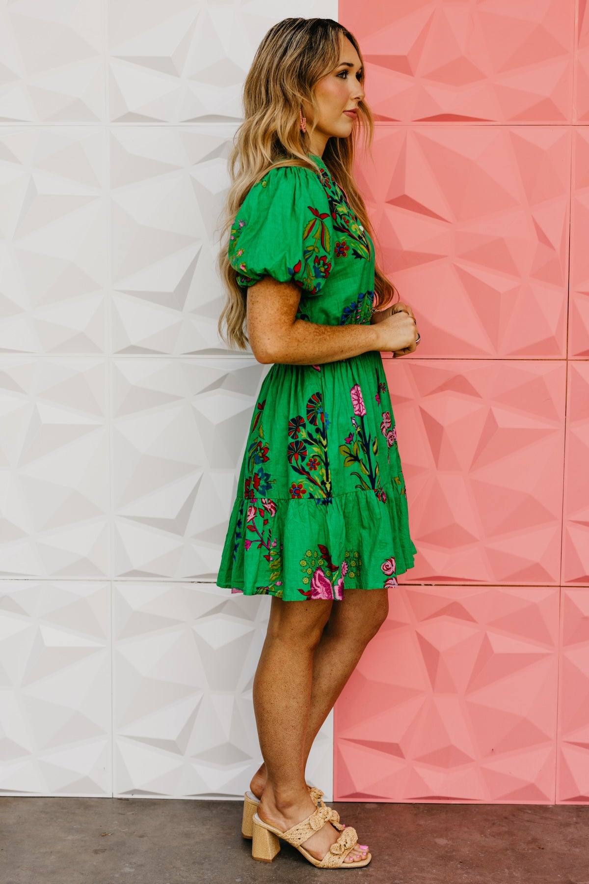 The Esmerelda Floral Smocked Mini Dress