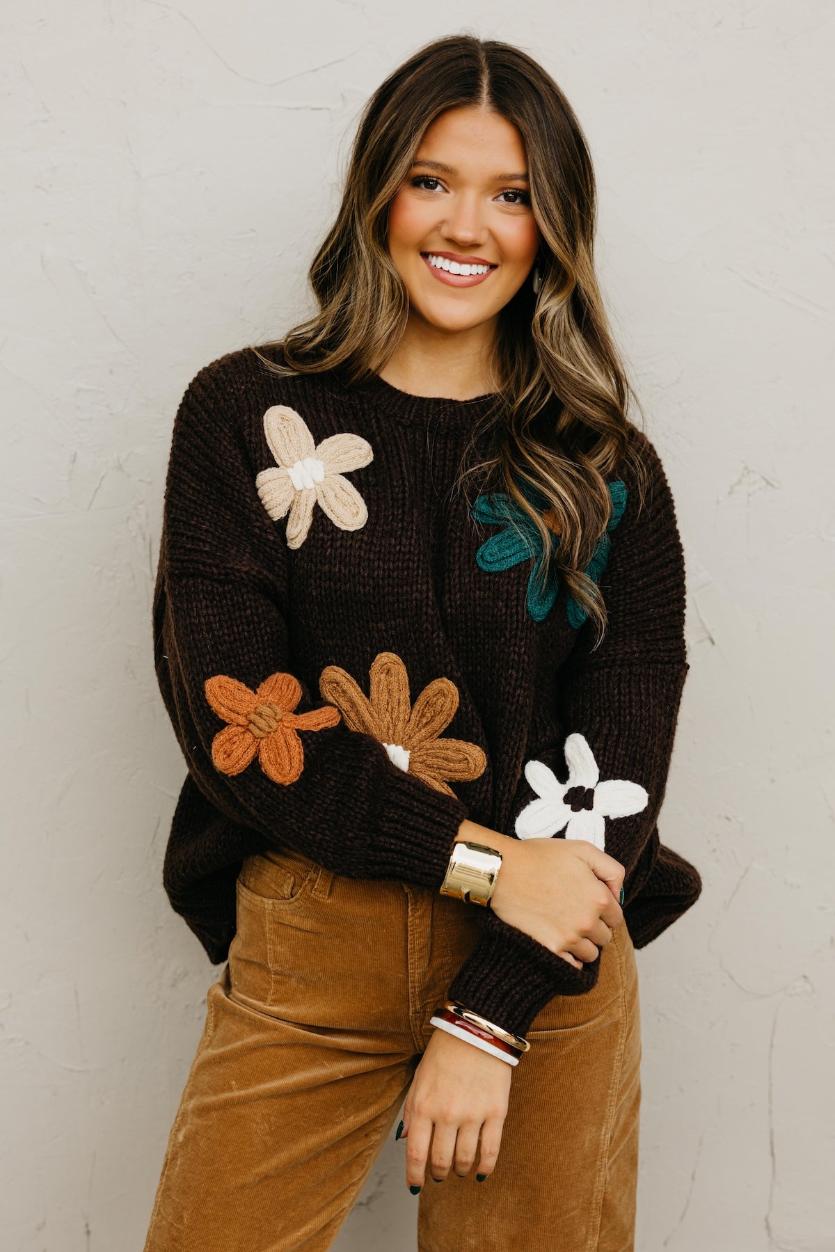 The Kaelyn Floral Sweater