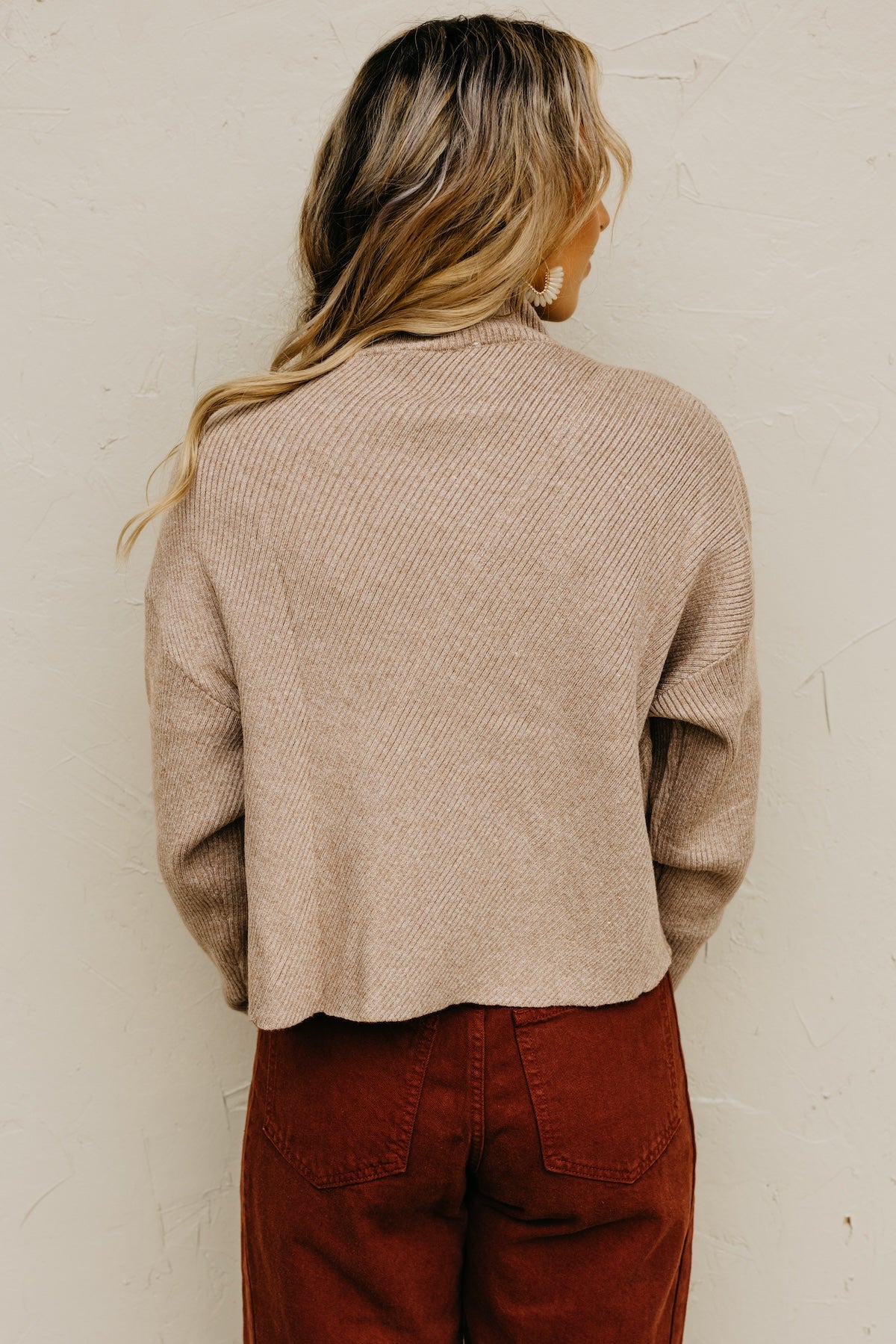 The Cyrus Diagonal Ribbed Sweater