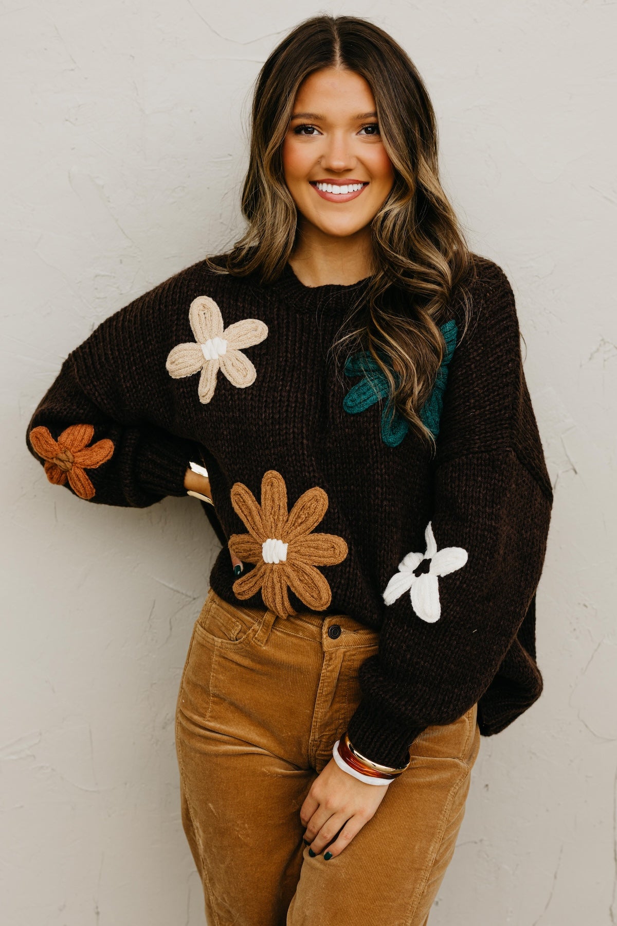The Kaelyn Floral Sweater