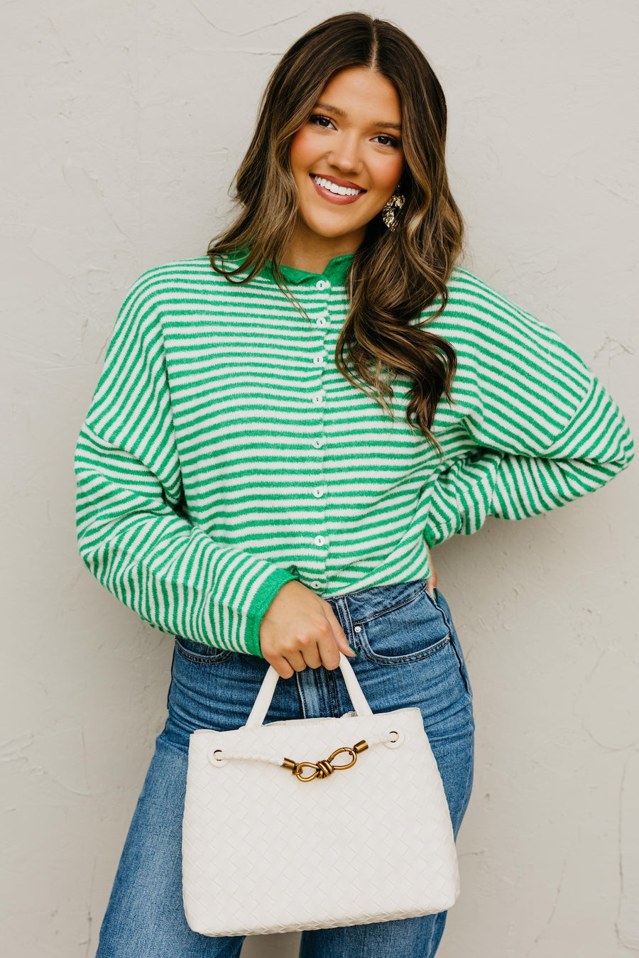 The Sierra Striped Sweater Cardigan