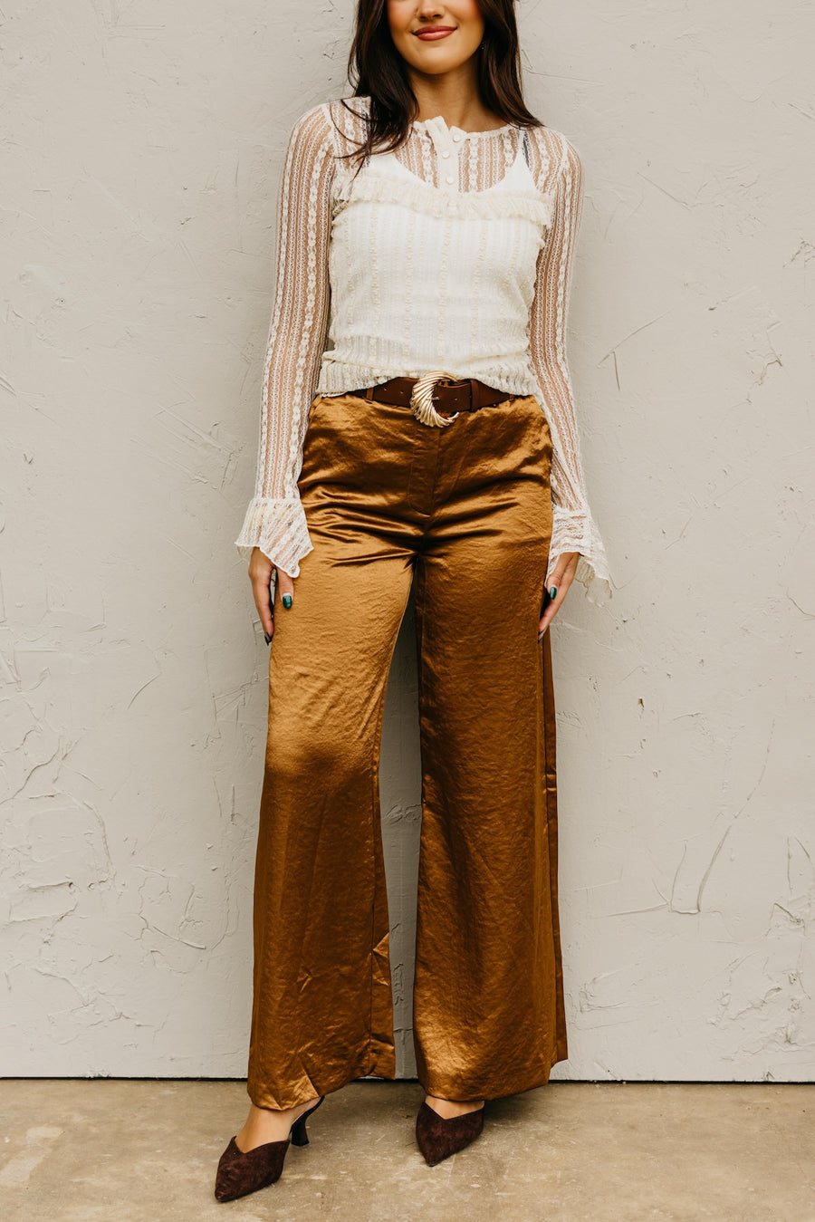 The Amia Wide Leg Pants