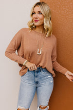 The Coraline Center Seam Sweater