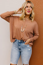 The Coraline Center Seam Sweater