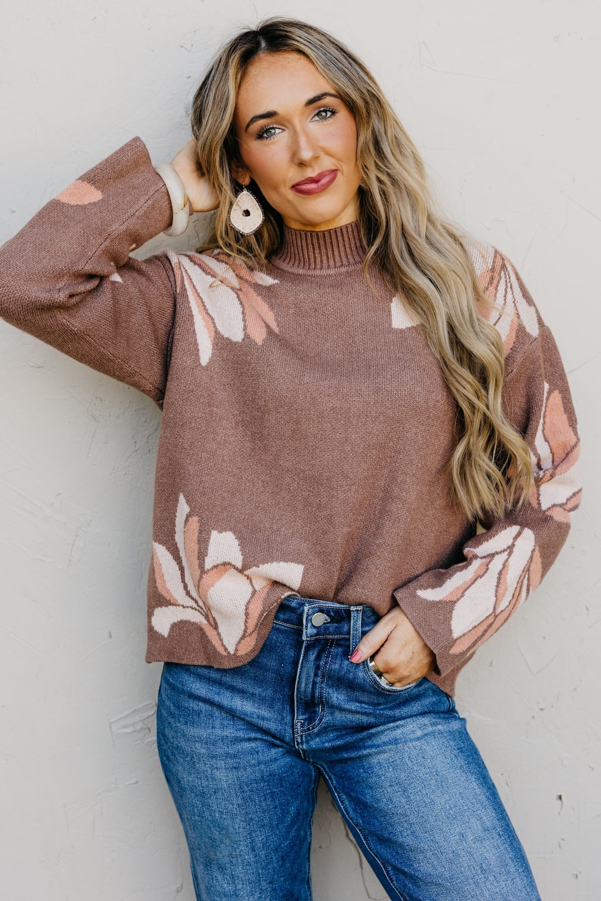 The Taylin Floral Sweater