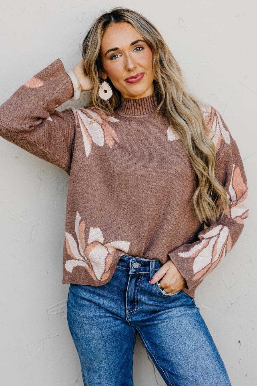 The Taylin Floral Sweater