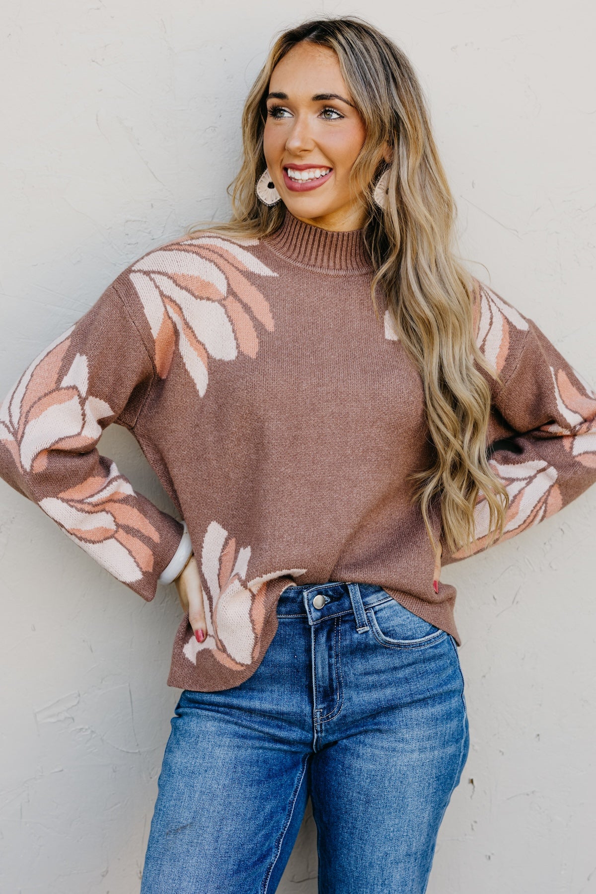 The Taylin Floral Sweater