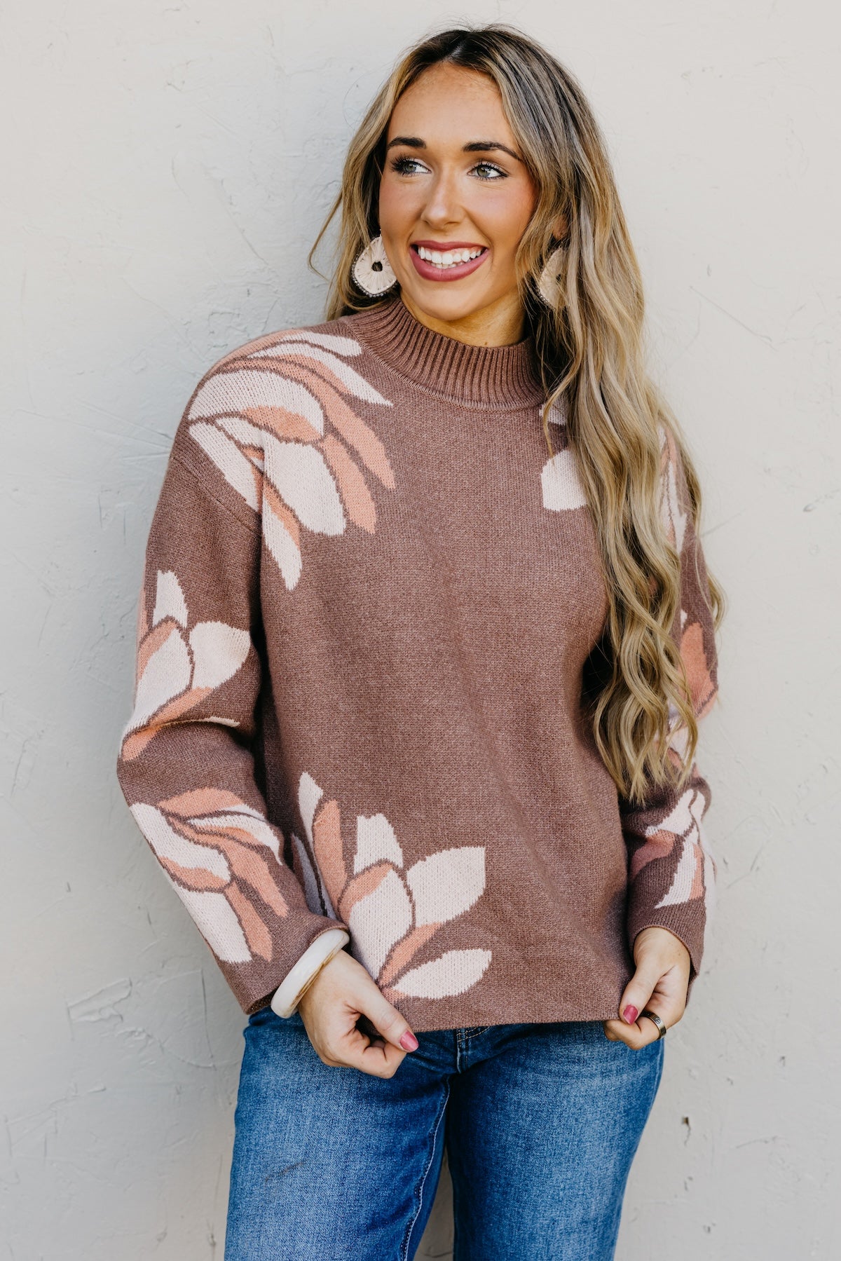 The Taylin Floral Sweater