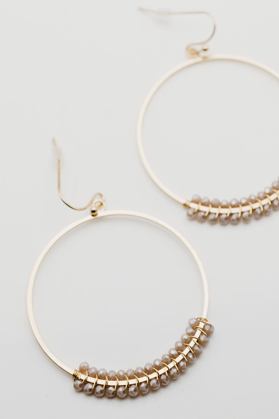 The Avalon Drop Circle Earring