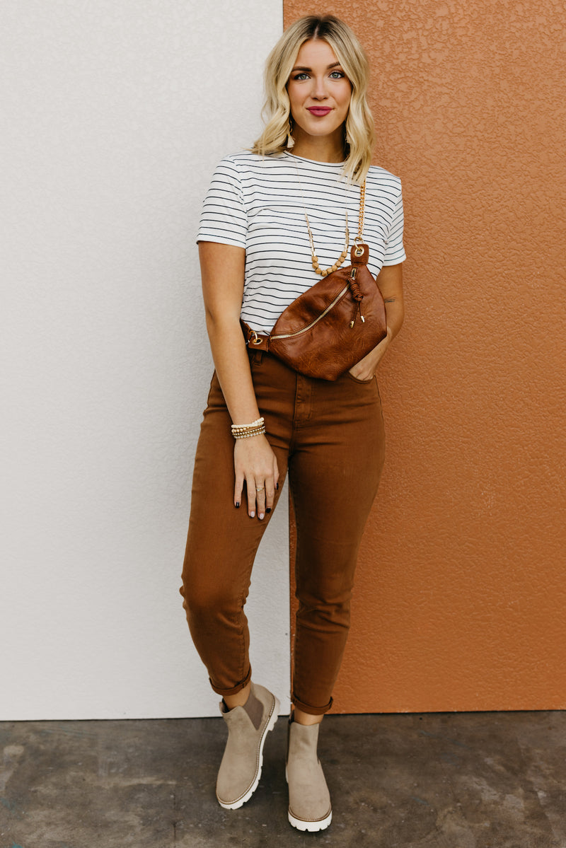 The Sally Striped Staple Tee
