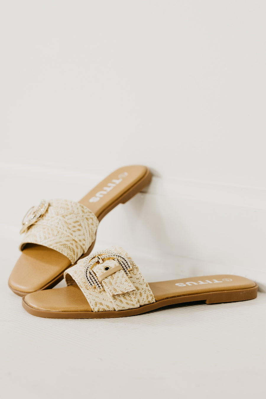 The Scarlett Slide Flat Sandal