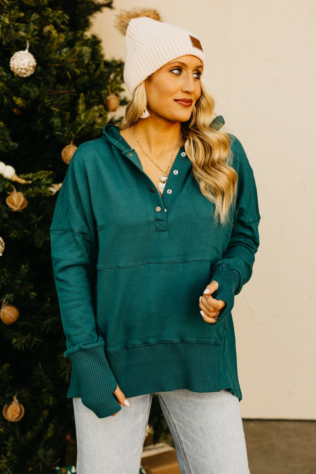 The Stella Hooded Pullover Sweatshirt