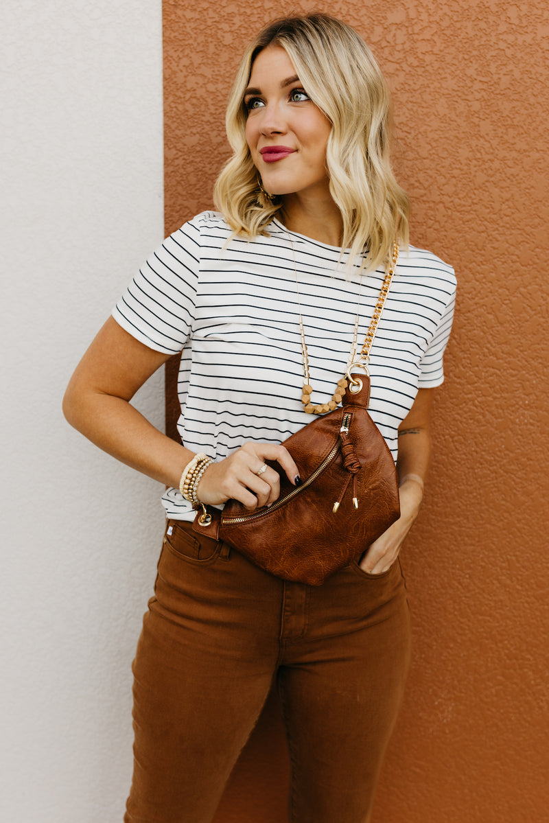 The Sally Striped Staple Tee