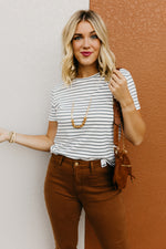 The Sally Striped Staple Tee