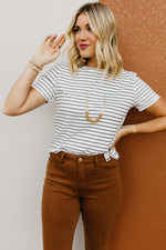 The Sally Striped Staple Tee