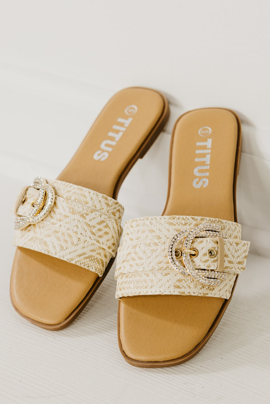 The Scarlett Slide Flat Sandal