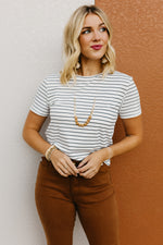 The Sally Striped Staple Tee