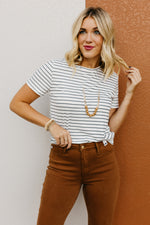 The Sally Striped Staple Tee