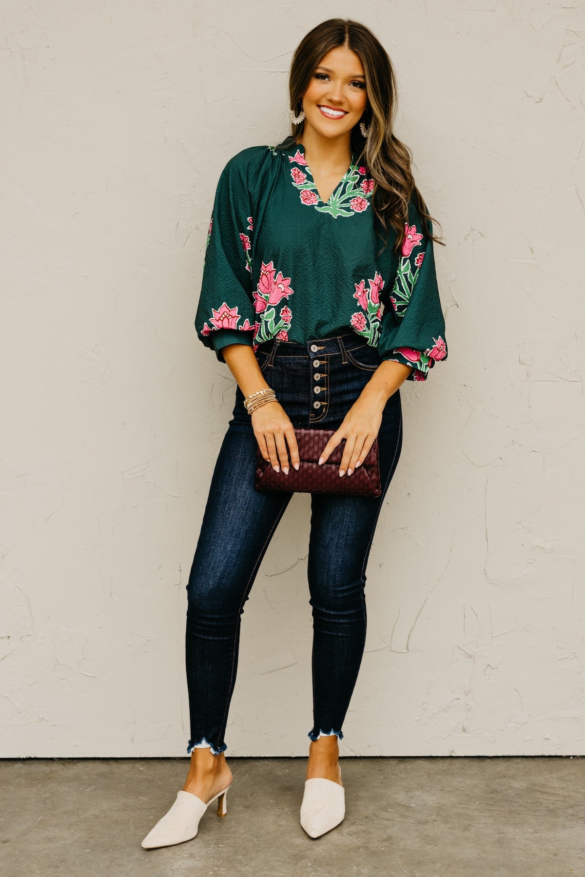 The Missy Floral Woven Top