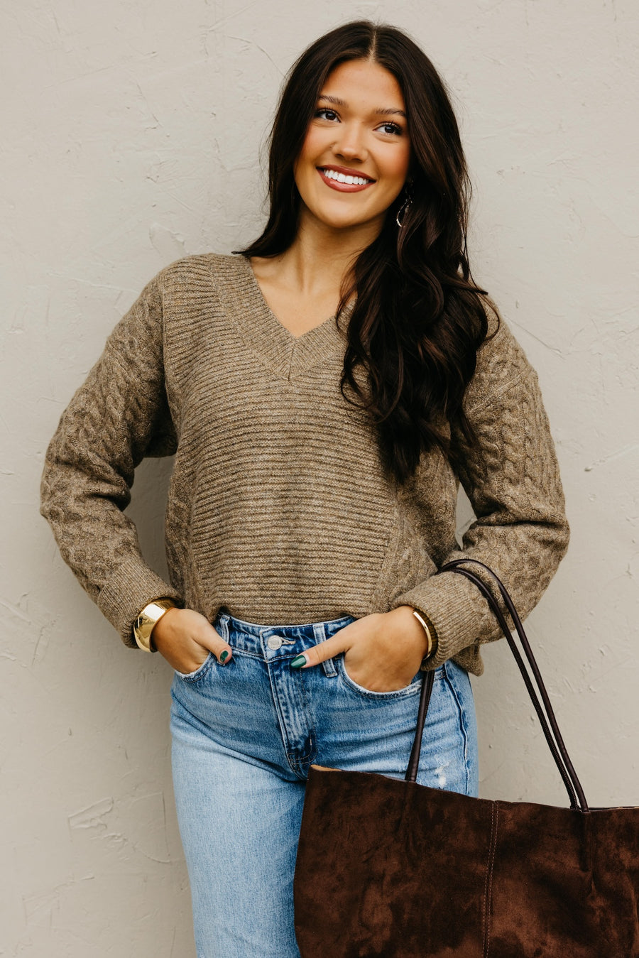 The Jene Cable Knit Sweater