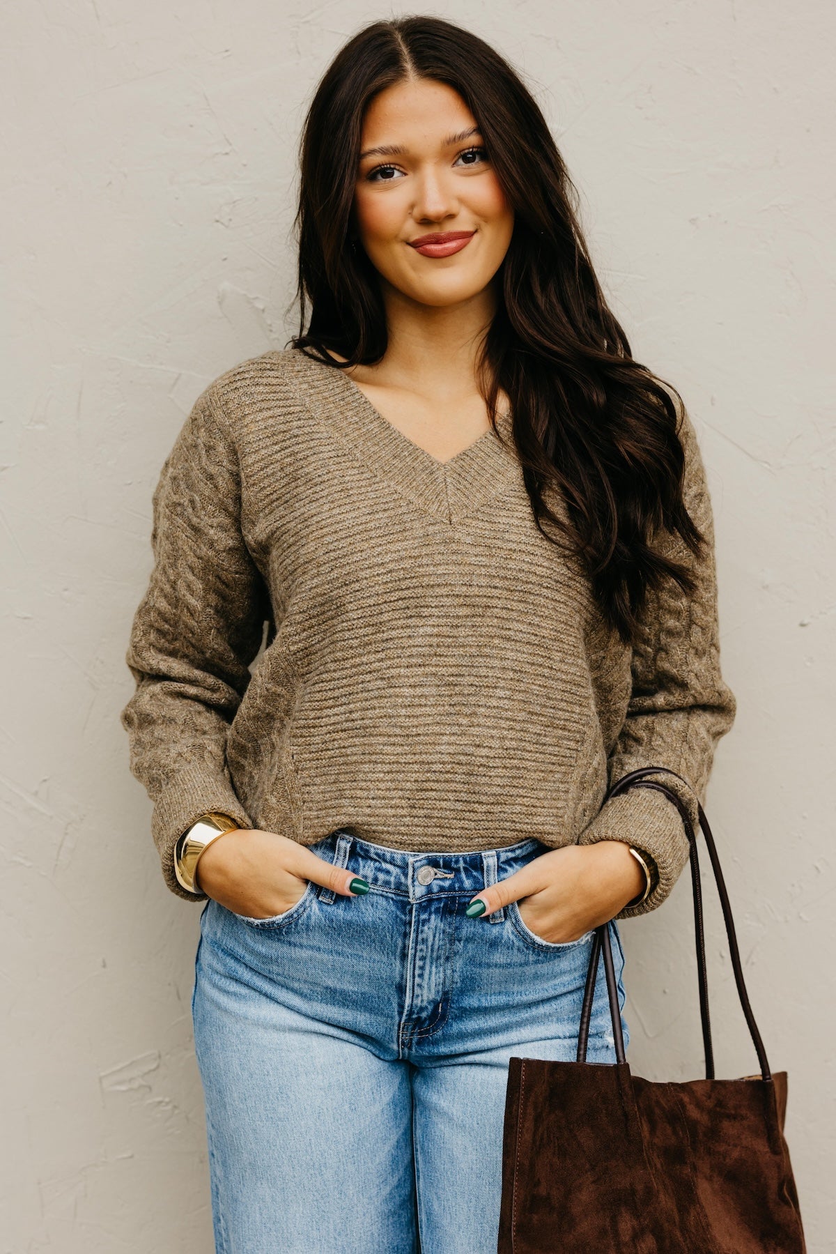 The Jene Cable Knit Sweater