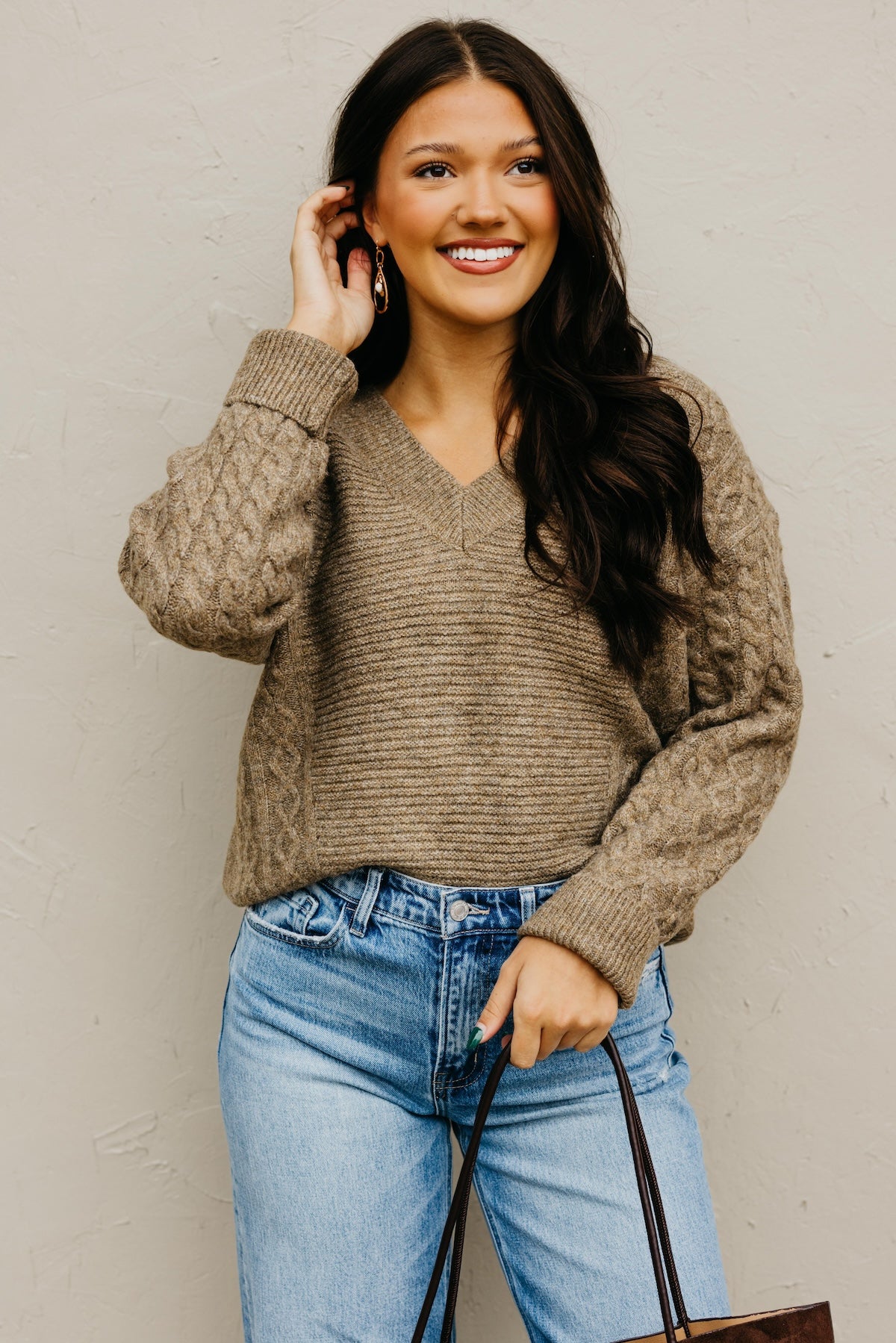 The Jene Cable Knit Sweater