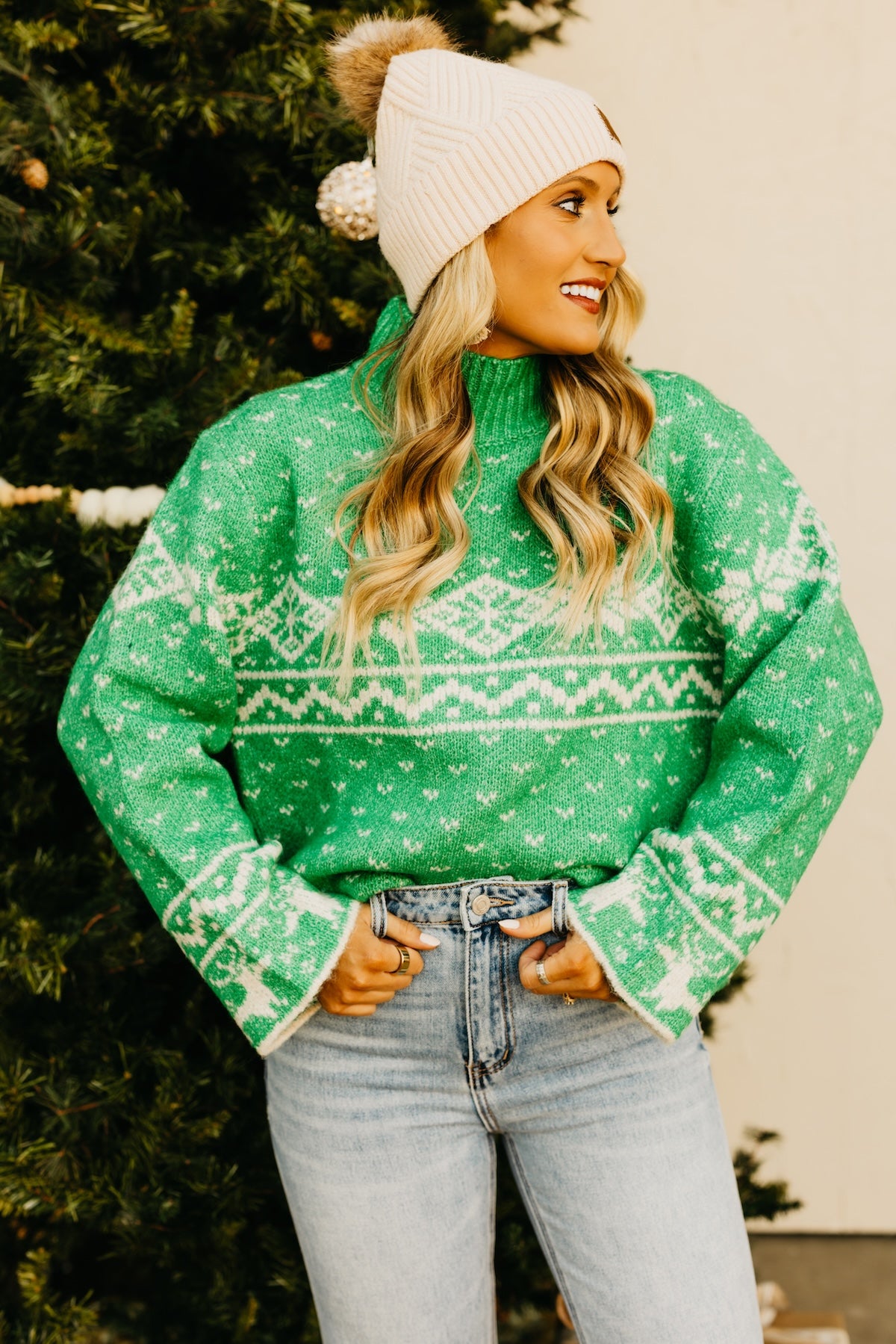 The Nevaeh Reindeer Sweater