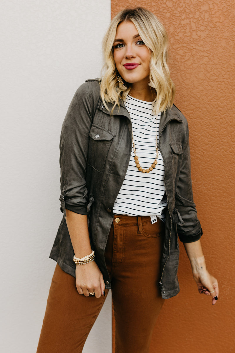 The Lyanna Longline Utility Jacket