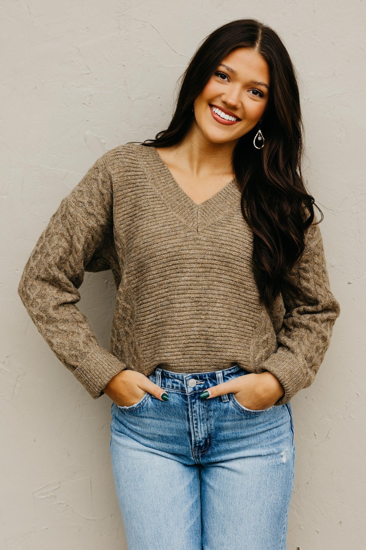 The Jene Cable Knit Sweater