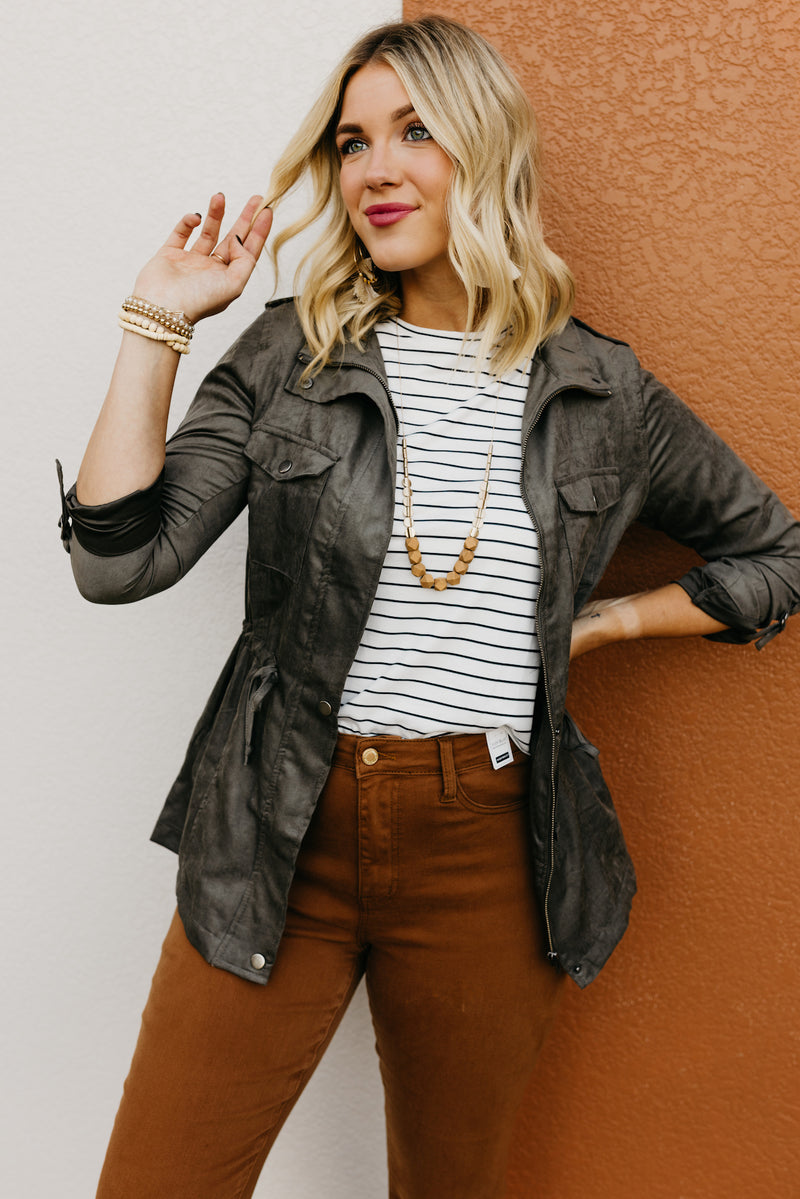 The Lyanna Longline Utility Jacket